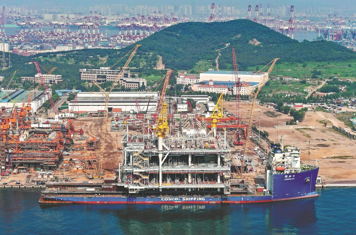Derniers blogs de l'entreprise sur Une grande plateforme pétrolière et gazière offshore de fabrication chinoise a été officiellement livrée à Qingdao
