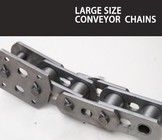 acheter 125 mm 100 mm Lien de chaîne d'ascenseur à godet Grandes chaînes de convoyeur anti-corrosion online manufacture