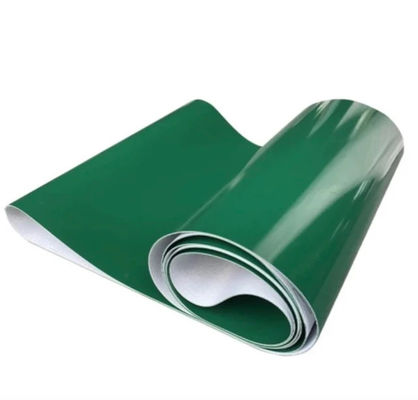 3 couches de ceinture en PVC 5000 mm de longueur ceinture de convoyeur vert résistant aux intempéries pour l'industrie alimentaire