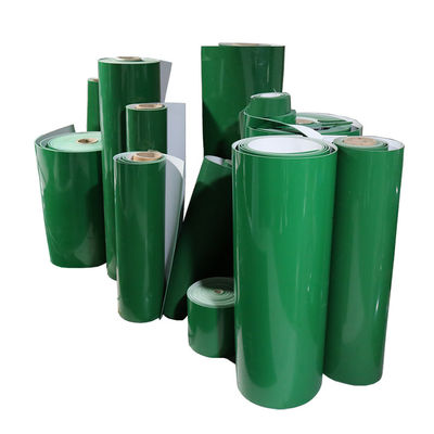 Ceinture de convoyeur en PVC résistant pour le transport de produits alimentaires en vrac lisse et emballés