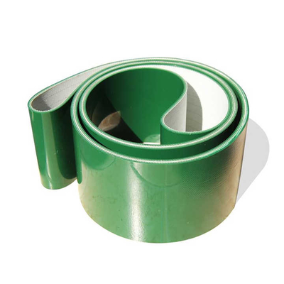 Bande transporteuse en PVC vert de qualité alimentaire, haute capacité, non polluante