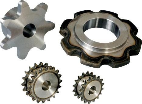 Pignon tendeur bagué en bronze fait sur commande de chaîne de rouleau