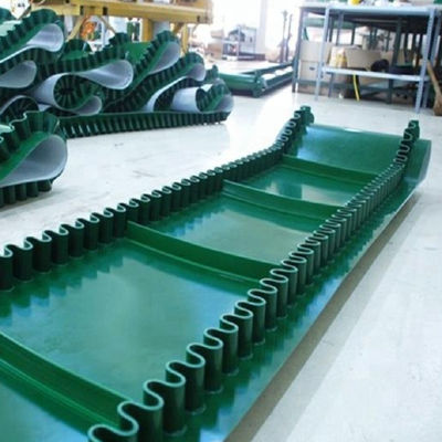 Le vert a incliné 2 la largeur de bande de la bande de conveyeur de pli 1200mm